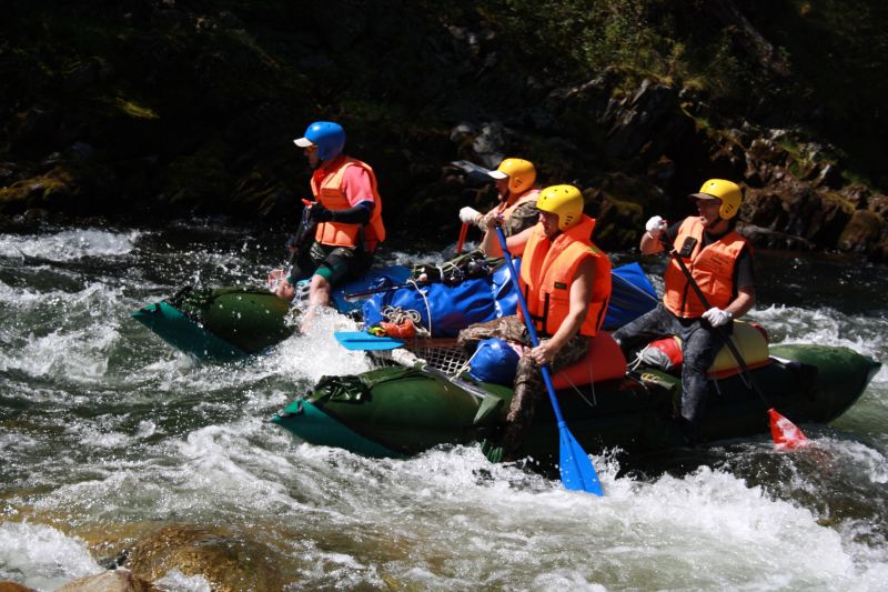 Порог Скальпель на реке Кантегир